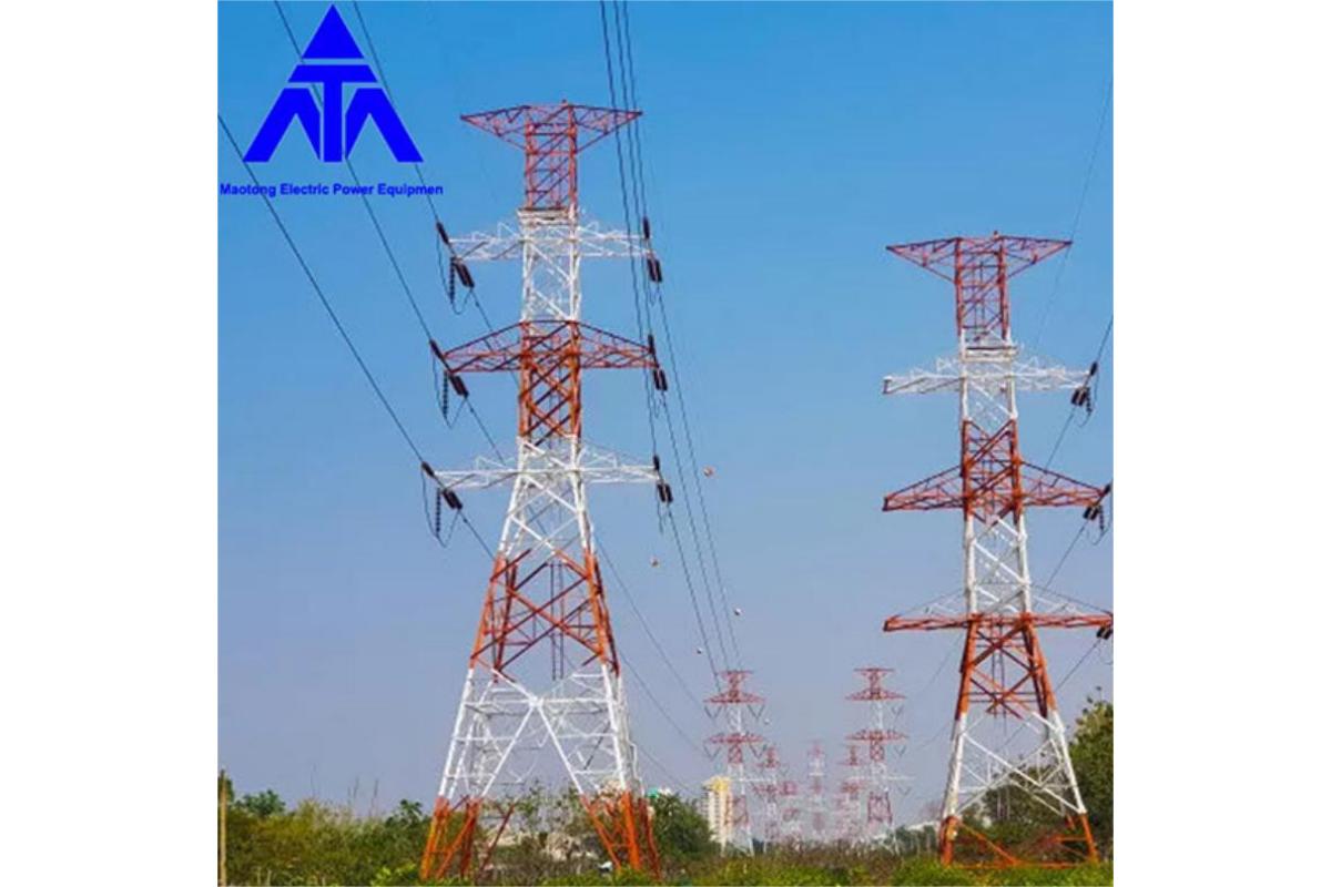 فوائد برج الطاقة الكهربائية لأنابيب الصلب 110KV برج شعرية